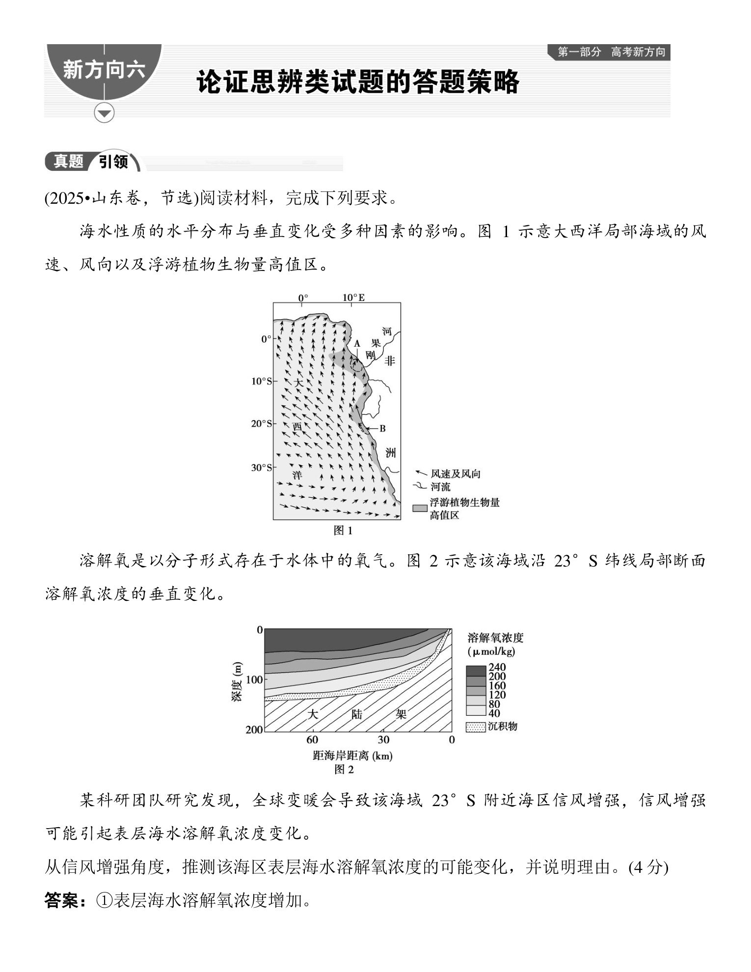 6  新方向六  论证思辨类试题的答题策略 第1页
