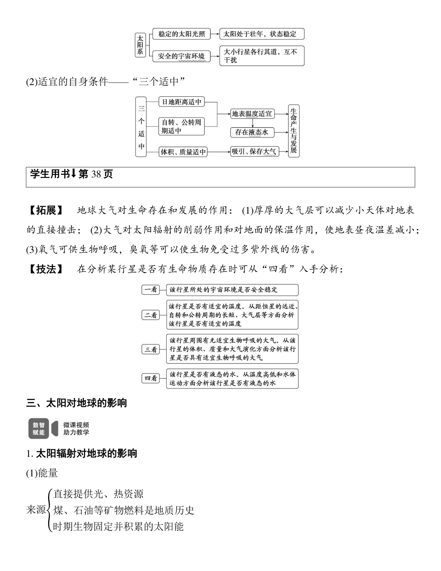 1  课时4　地球的宇宙环境与太阳对地球的影响 第2页