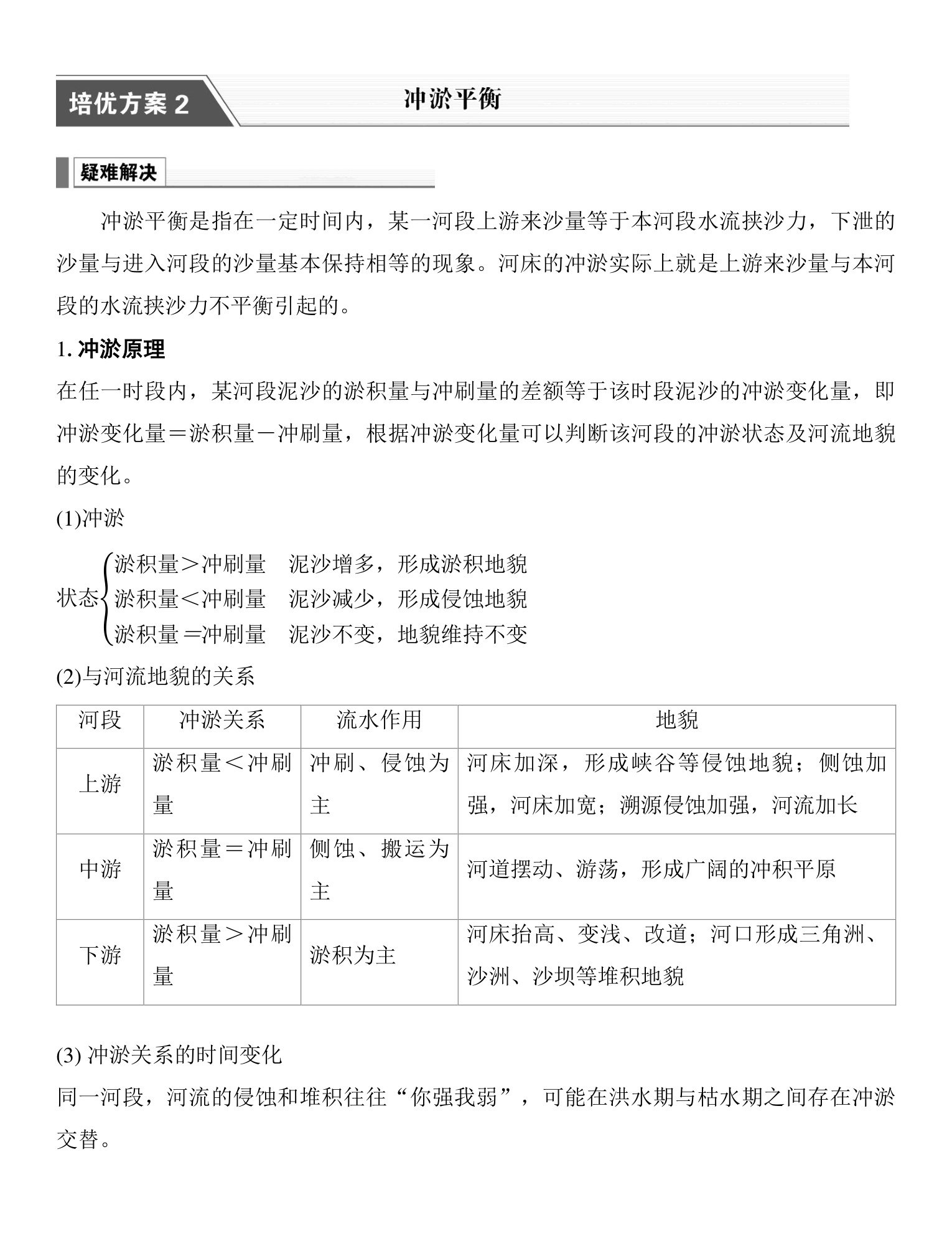 8  培优方案2  冲淤平衡 第1页