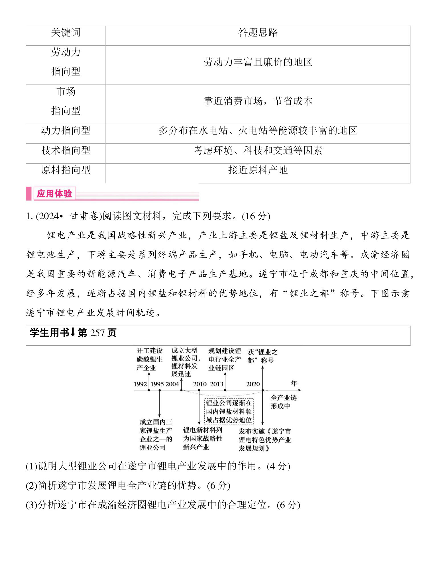 7  规范答题(四)  工业区位条件分析评价类 第2页