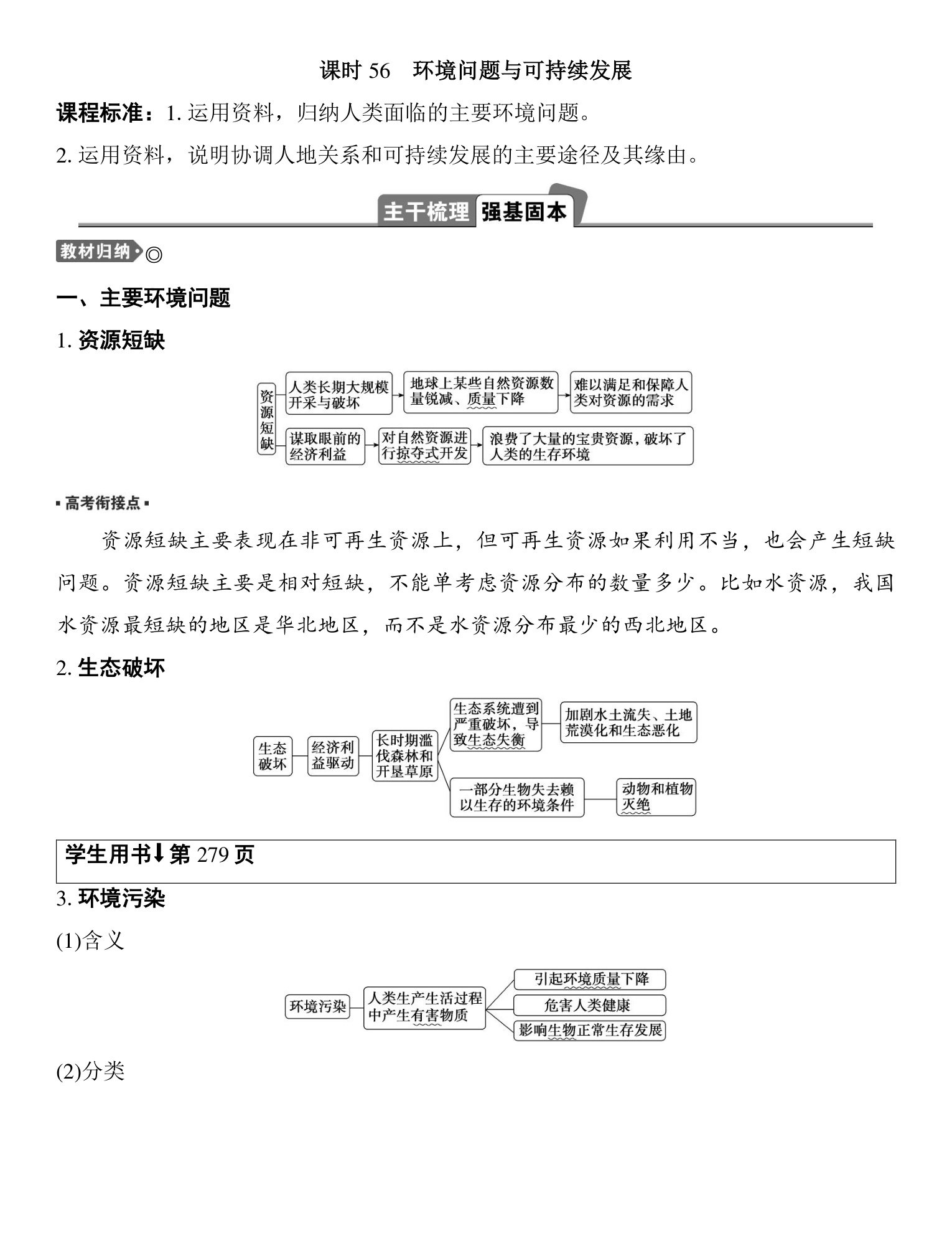 5  课时56  环境问题与可持续发展 第1页