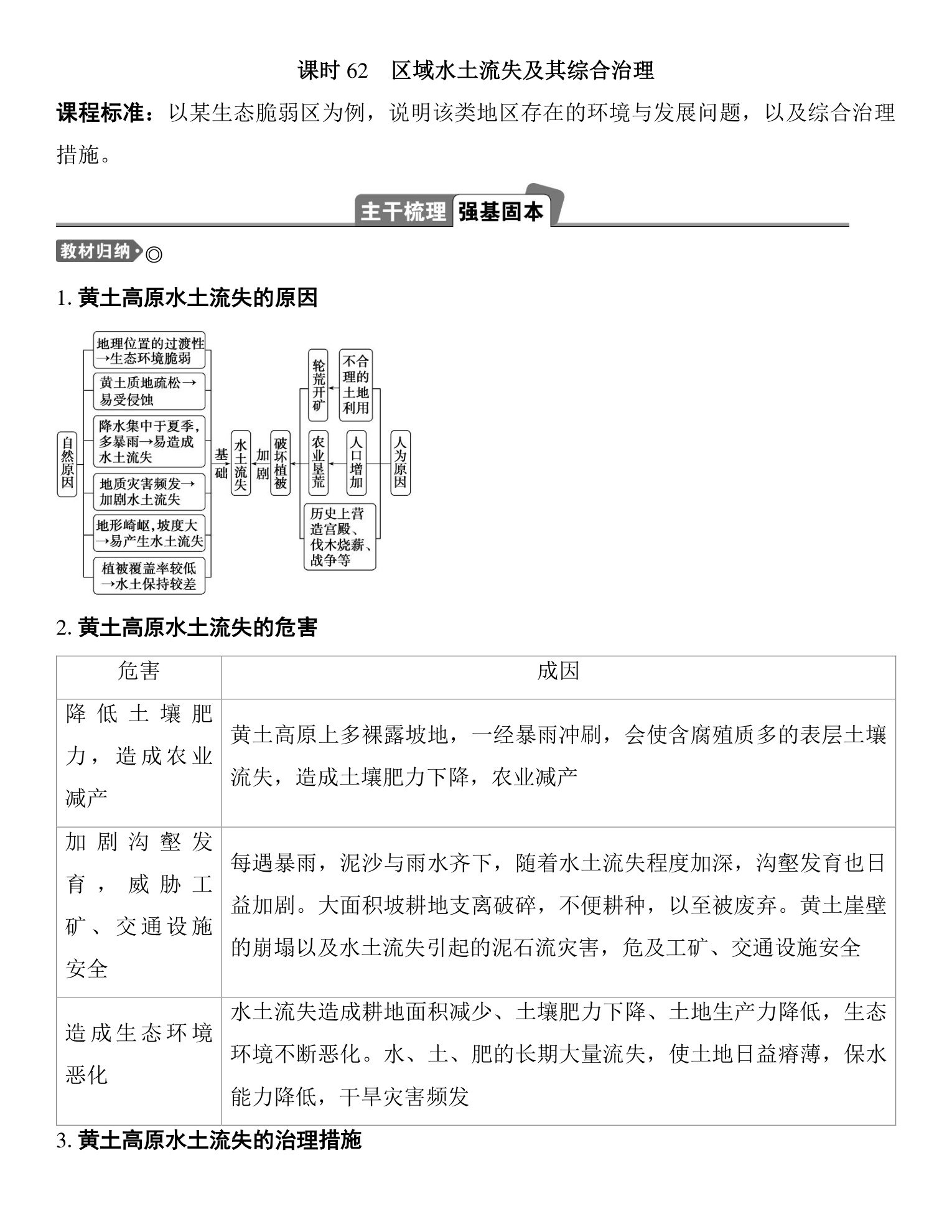 6  课时62　区域水土流失及其综合治理 第1页