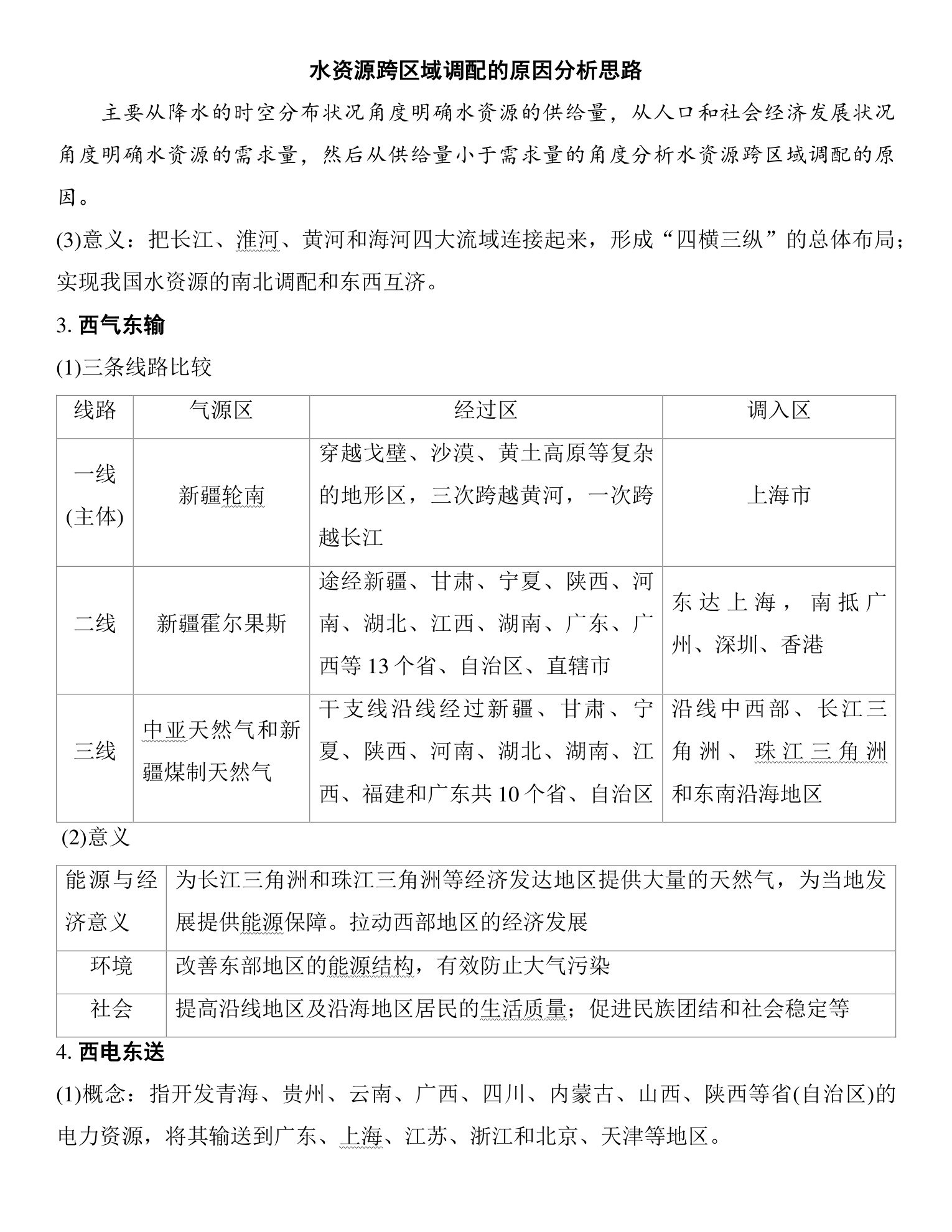 2  课时64　资源跨区域调配对区域发展的影响 第2页